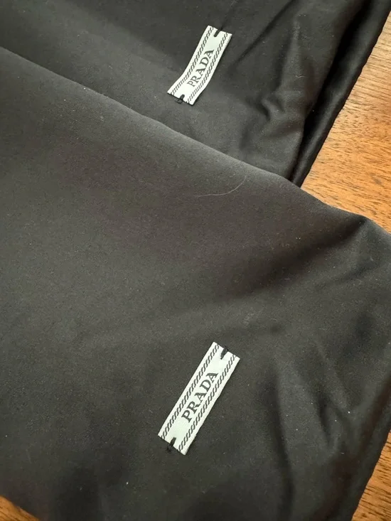 Prada Re-nylon Brixxen leather booties Black Lace-Up Chunky Lug Heel Boots sz36 - Picture 15 of 17